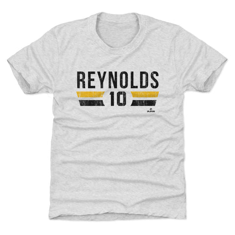 Pittsburgh Font T-Shirt - Bryan Reynolds Kids Crewneck Tee | 500 LEVEL Apparel Kids T-Shirt - YinzerShop