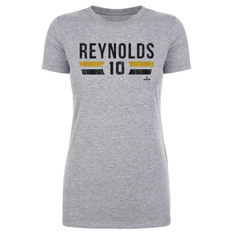Pittsburgh Font T-Shirt - Bryan Reynolds Regular Fit Cotton Crewneck Tee Women's T-Shirt - YinzerShop
