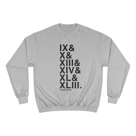 Pittsburgh Football Championships Ampersand - Champion Crewneck Sweatshirt Sweatshirt - YinzerShop