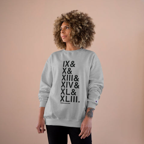 Pittsburgh Football Championships Ampersand - Champion Crewneck Sweatshirt Sweatshirt - YinzerShop