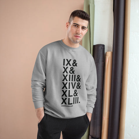Pittsburgh Football Championships Ampersand - Champion Crewneck Sweatshirt Sweatshirt - YinzerShop