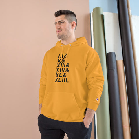 Pittsburgh Football Championships Ampersand - Champion Hoodie Hoodie - YinzerShop