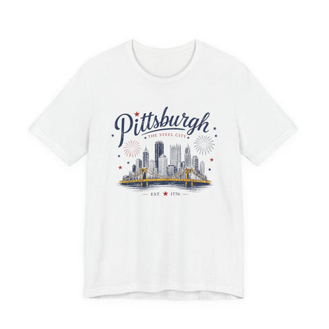 Pittsburgh Fourth of July T-Shirt T-Shirt - YinzerShop