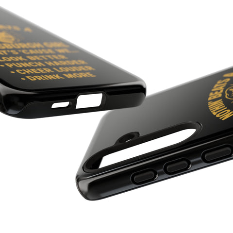 Pittsburgh Girl Phone Case – “Nothin’ Beats a Pittsburgh Girl” Retro Graphic Phone Case - YinzerShop