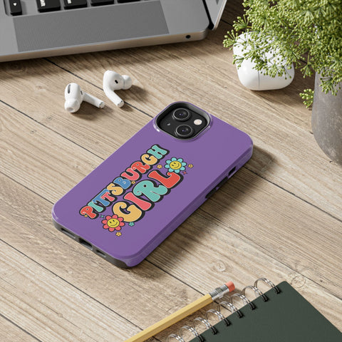 Pittsburgh Girl Retro iPhone Phone Case Mate Tough Phone Case - YinzerShop
