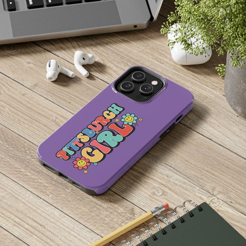 Pittsburgh Girl Retro iPhone Phone Case Mate Tough Phone Case - YinzerShop