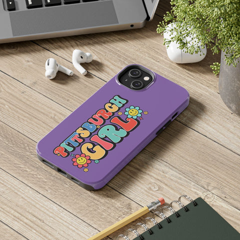 Pittsburgh Girl Retro iPhone Phone Case Mate Tough Phone Case - YinzerShop