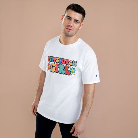 Pittsburgh Girl Retro Short Sleeve T-Shirt T-Shirt - YinzerShop