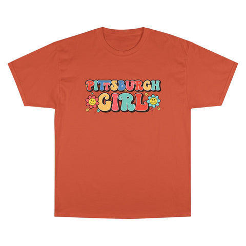 Pittsburgh Girl Retro Short Sleeve T-Shirt T-Shirt - YinzerShop