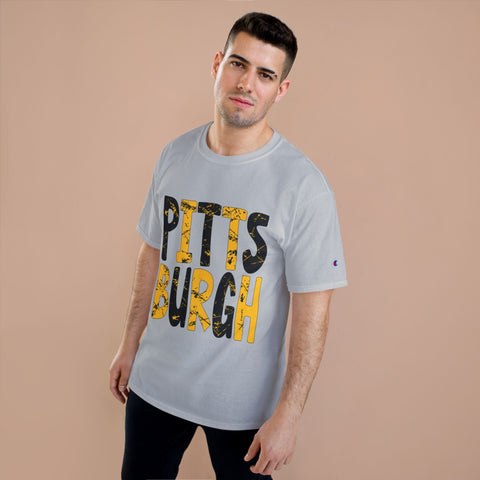 Pittsburgh Graphic Champion T-Shirt T-Shirt - YinzerShop