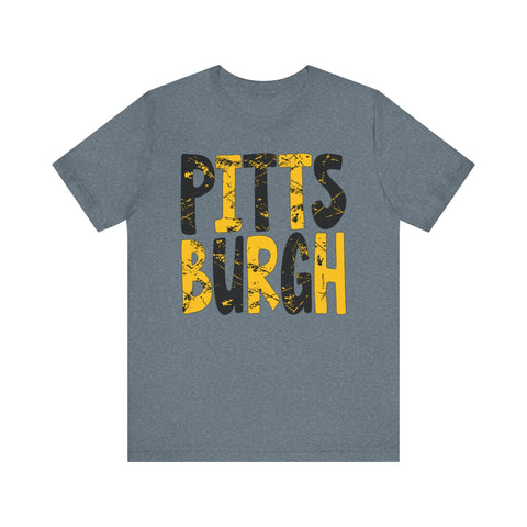 Pittsburgh Graphic Premium Fit T-shirt T-Shirt - YinzerShop
