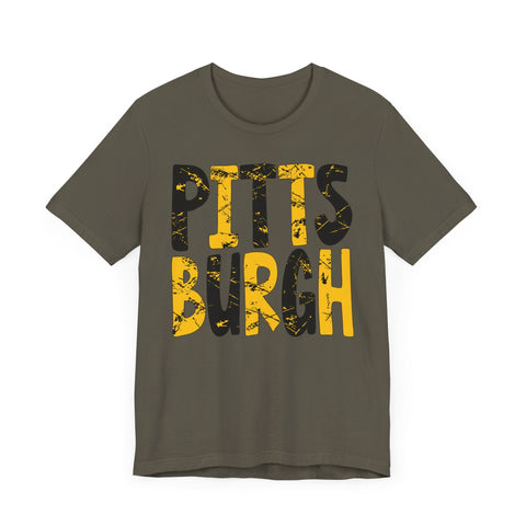 Pittsburgh Graphic Premium Fit T-shirt T-Shirt - YinzerShop