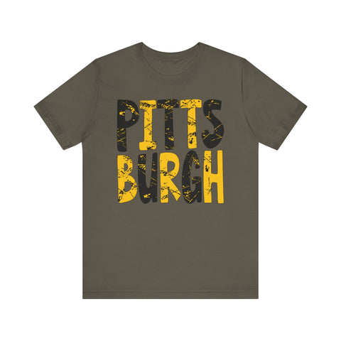 Pittsburgh Graphic Premium Fit T-shirt T-Shirt - YinzerShop
