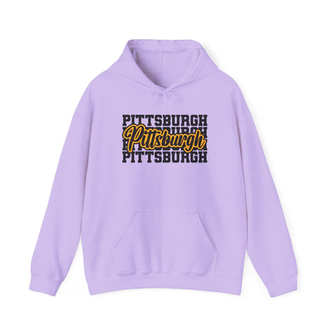 Pittsburgh Graphic Unisex Heavy Blend™ Hooded Sweatshirt Hoodie - YinzerShop
