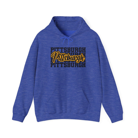 Pittsburgh Graphic Unisex Heavy Blend™ Hooded Sweatshirt Hoodie - YinzerShop