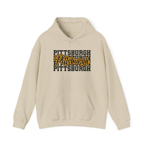 Pittsburgh Graphic Unisex Heavy Blend™ Hooded Sweatshirt Hoodie - YinzerShop