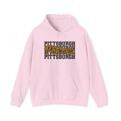 Pittsburgh Graphic Unisex Heavy Blend™ Hooded Sweatshirt Hoodie - YinzerShop