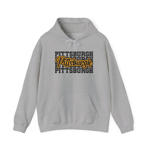 Pittsburgh Graphic Unisex Heavy Blend™ Hooded Sweatshirt Hoodie - YinzerShop
