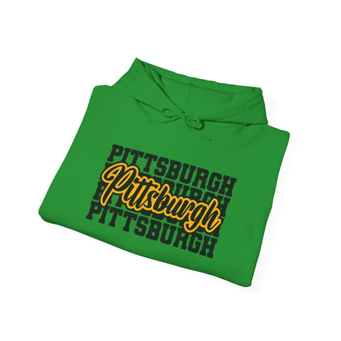Pittsburgh Graphic Unisex Heavy Blend™ Hooded Sweatshirt Hoodie - YinzerShop