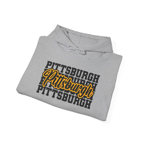 Pittsburgh Graphic Unisex Heavy Blend™ Hooded Sweatshirt Hoodie - YinzerShop