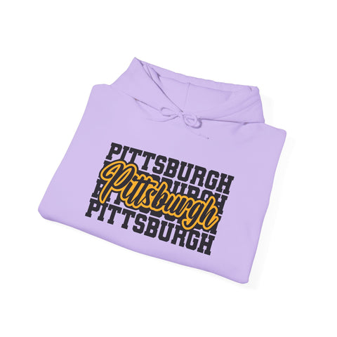Pittsburgh Graphic Unisex Heavy Blend™ Hooded Sweatshirt Hoodie - YinzerShop