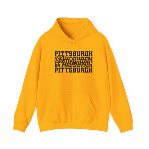 Pittsburgh Graphic Unisex Heavy Blend™ Hooded Sweatshirt Hoodie - YinzerShop
