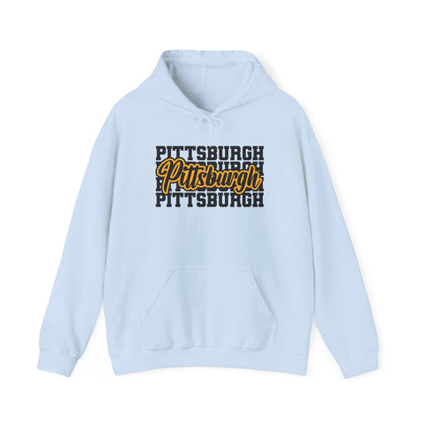 Pittsburgh Graphic Unisex Heavy Blend™ Hooded Sweatshirt Hoodie - YinzerShop