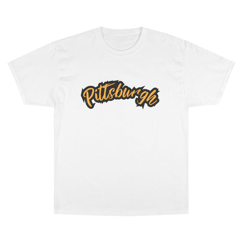 Pittsburgh Grunge - Champion T-Shirt T-Shirt - YinzerShop