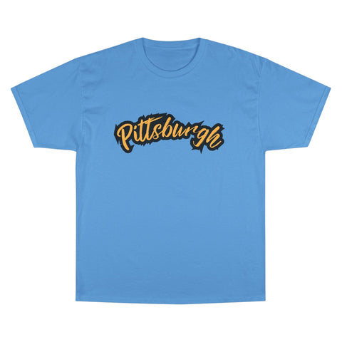 Pittsburgh Grunge - Champion T-Shirt T-Shirt - YinzerShop