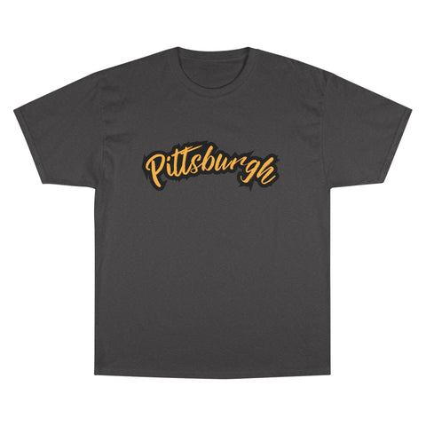 Pittsburgh Grunge - Champion T-Shirt T-Shirt - YinzerShop