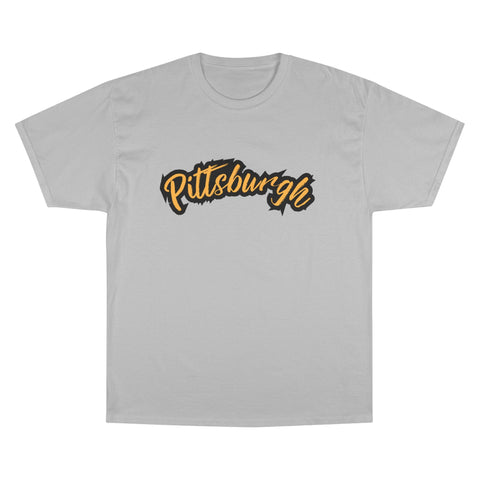Pittsburgh Grunge - Champion T-Shirt T-Shirt - YinzerShop