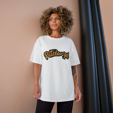 Pittsburgh Grunge - Champion T-Shirt T-Shirt - YinzerShop