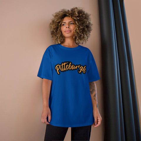Pittsburgh Grunge - Champion T-Shirt T-Shirt - YinzerShop