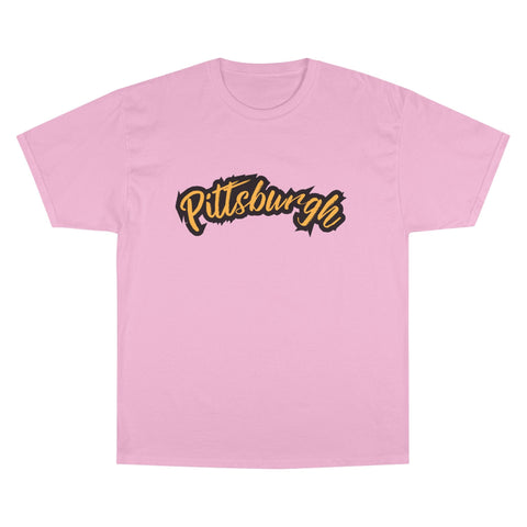 Pittsburgh Grunge - Champion T-Shirt T-Shirt - YinzerShop