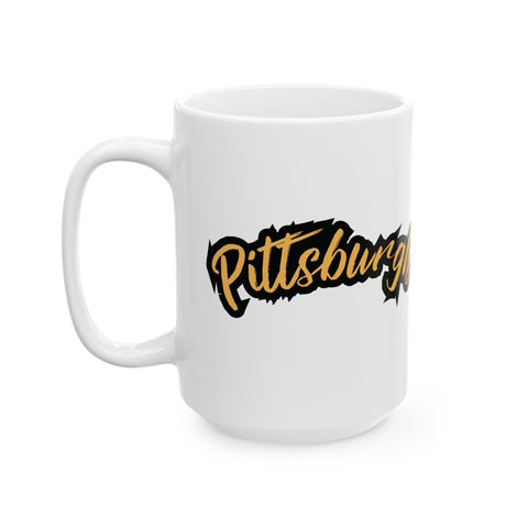 Pittsburgh Grunge - Coffee Mugs (11oz, 15oz) Mug - YinzerShop