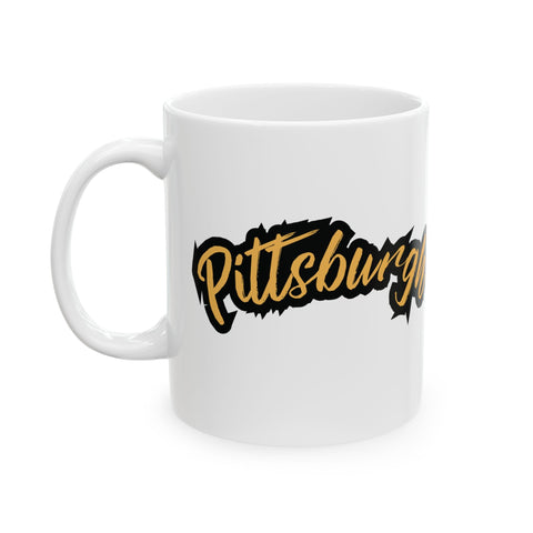 Pittsburgh Grunge - Coffee Mugs (11oz, 15oz) Mug - YinzerShop