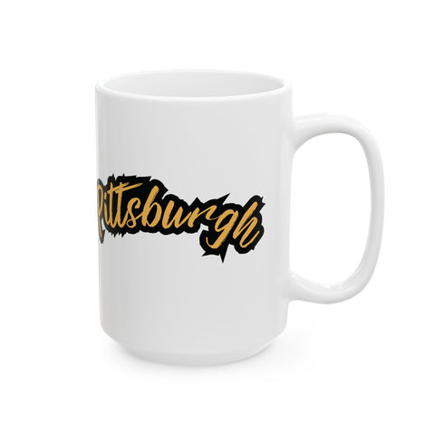 Pittsburgh Grunge - Coffee Mugs (11oz, 15oz) Mug - YinzerShop