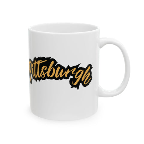 Pittsburgh Grunge - Coffee Mugs (11oz, 15oz) Mug - YinzerShop