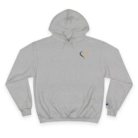Pittsburgh Grunge - Print on back - Champion S700 Hoodie Hoodie - YinzerShop