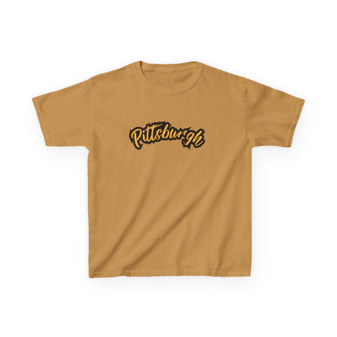 Pittsburgh Grunge - Tee Shirt Kids Graphic T-Shirt Kids Apparel - YinzerShop