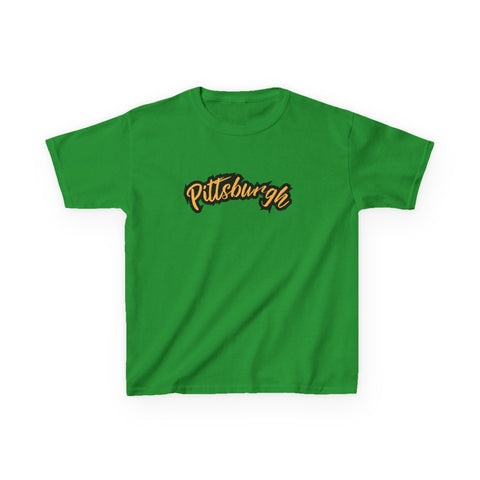 Pittsburgh Grunge - Tee Shirt Kids Graphic T-Shirt Kids Apparel - YinzerShop