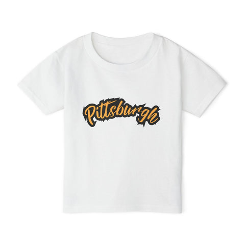 Pittsburgh Grunge - Toddler T-Shirt Kids Apparel - YinzerShop