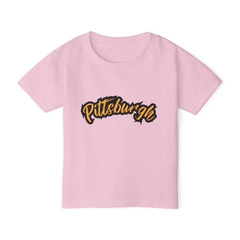 Pittsburgh Grunge - Toddler T-Shirt Kids Apparel - YinzerShop