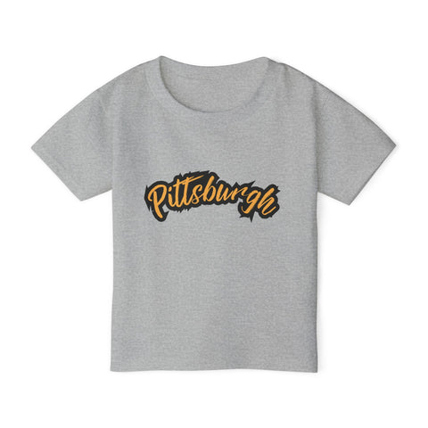 Pittsburgh Grunge - Toddler T-Shirt Kids Apparel - YinzerShop