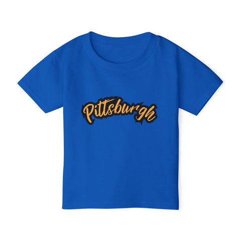 Pittsburgh Grunge - Toddler T-Shirt Kids Apparel - YinzerShop