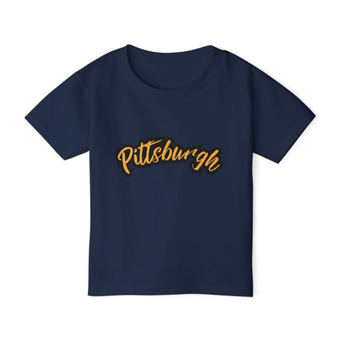 Pittsburgh Grunge - Toddler T-Shirt Kids Apparel - YinzerShop