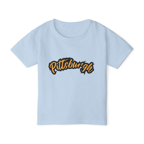 Pittsburgh Grunge - Toddler T-Shirt Kids Apparel - YinzerShop