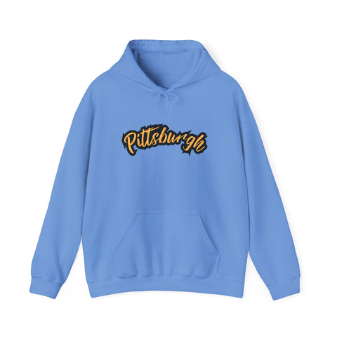 Pittsburgh Grunge - Unisex Heavy Blend™ Hooded Sweatshirt Hoodie - YinzerShop
