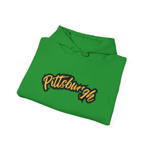 Pittsburgh Grunge - Unisex Heavy Blend™ Hooded Sweatshirt Hoodie - YinzerShop