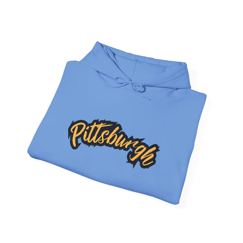Pittsburgh Grunge - Unisex Heavy Blend™ Hooded Sweatshirt Hoodie - YinzerShop